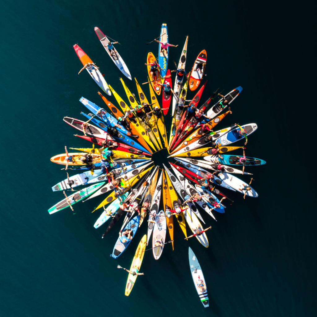 Kayak Group Photo Cluster