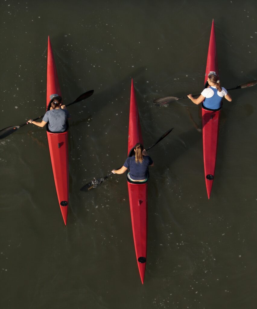 Sprint Kayak Stock Photo