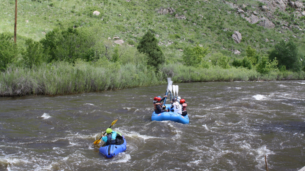 Paddle High-5 Poudre River