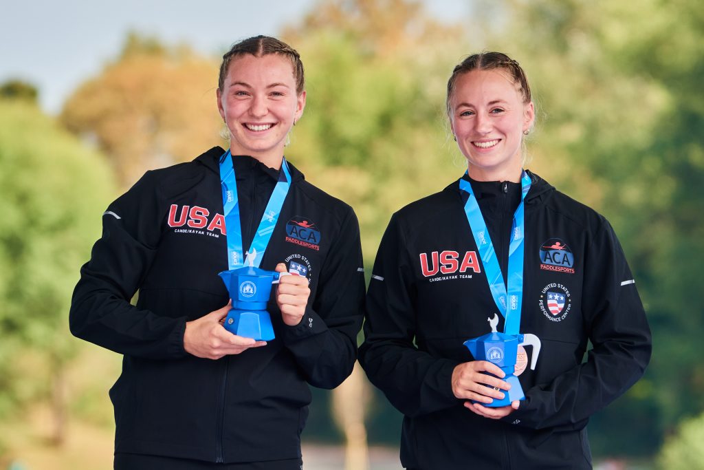 Audrey and Andreea 2025 WC Podium